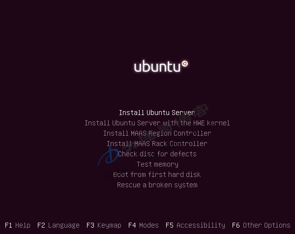 安装ubuntu server