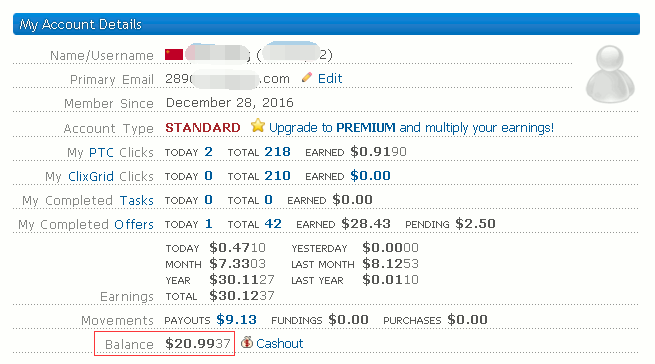 Clixsense第二次做到付款