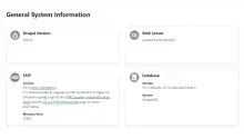 Server System Information Drupal 10.6 / PHP 8.3